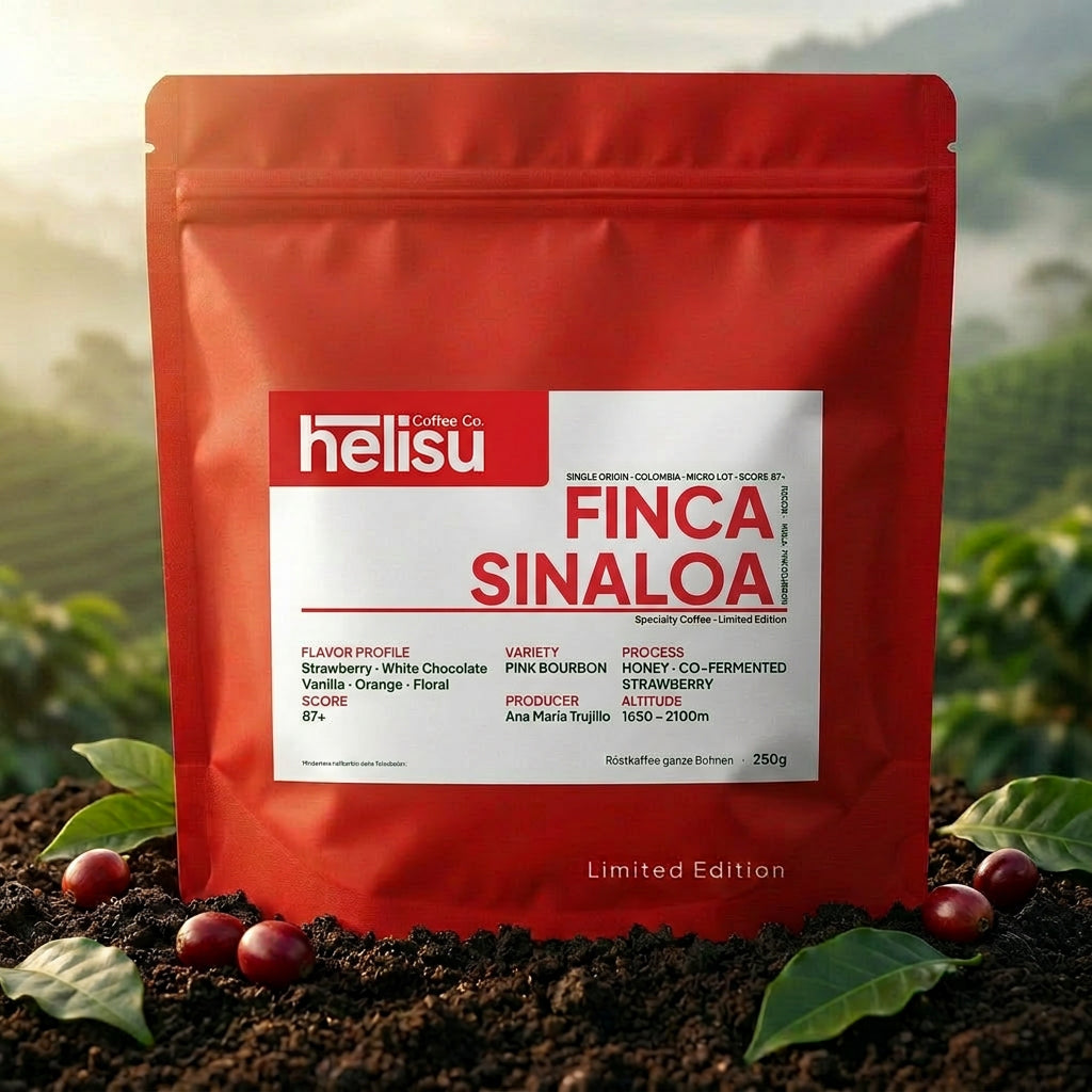 Sinaloa Huila Pink Bourbon Honey Co-Fermented Strawberry – 250g K-Seal Bag